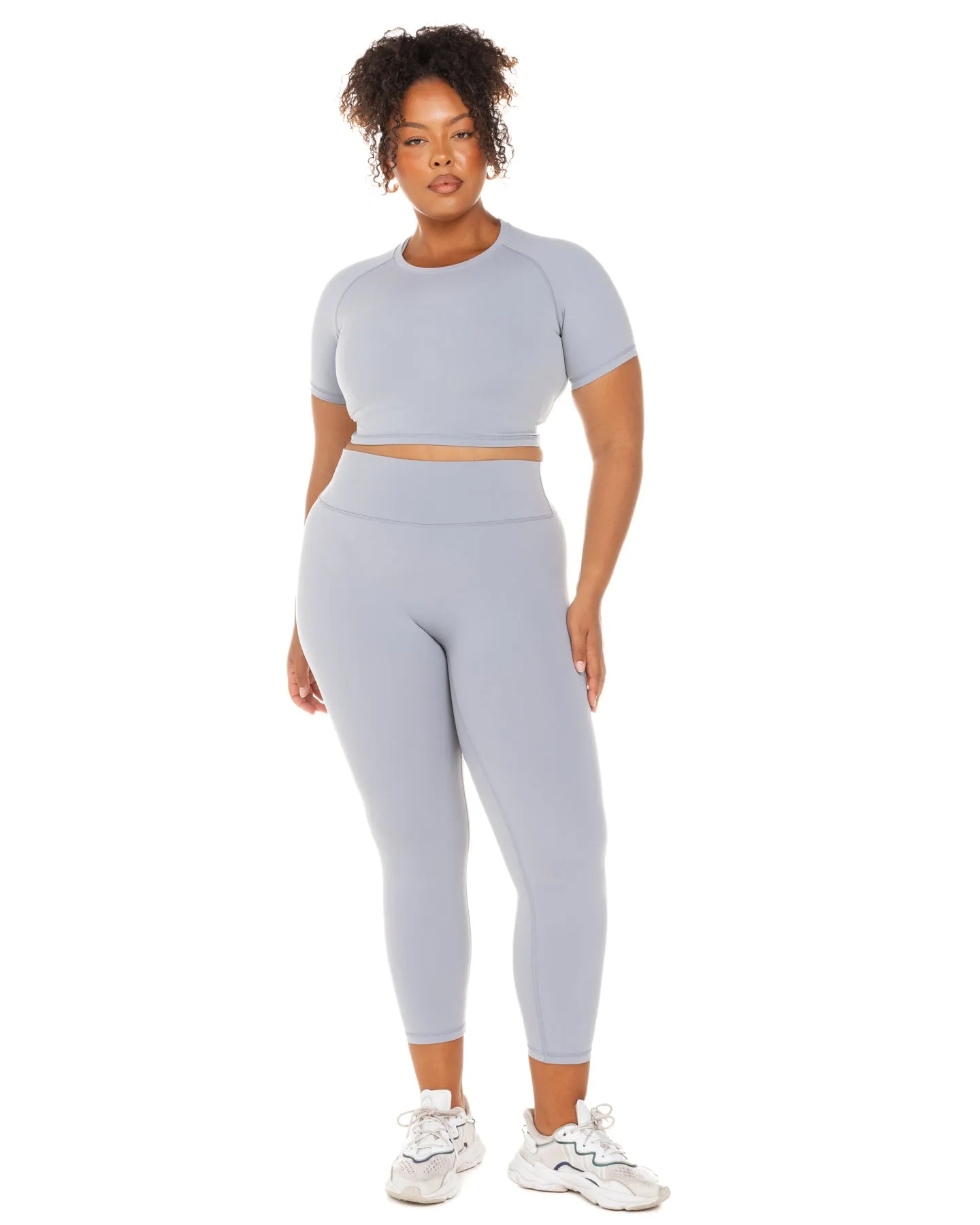 7/8 Aura SF Leggings - Steel Grey