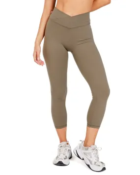 7/8 Cross Over Leggings - Dusty Khaki