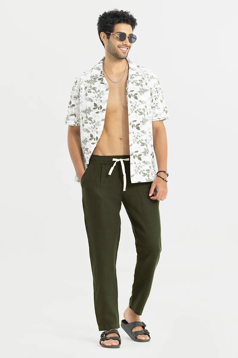 Ace Olive Linen Pant