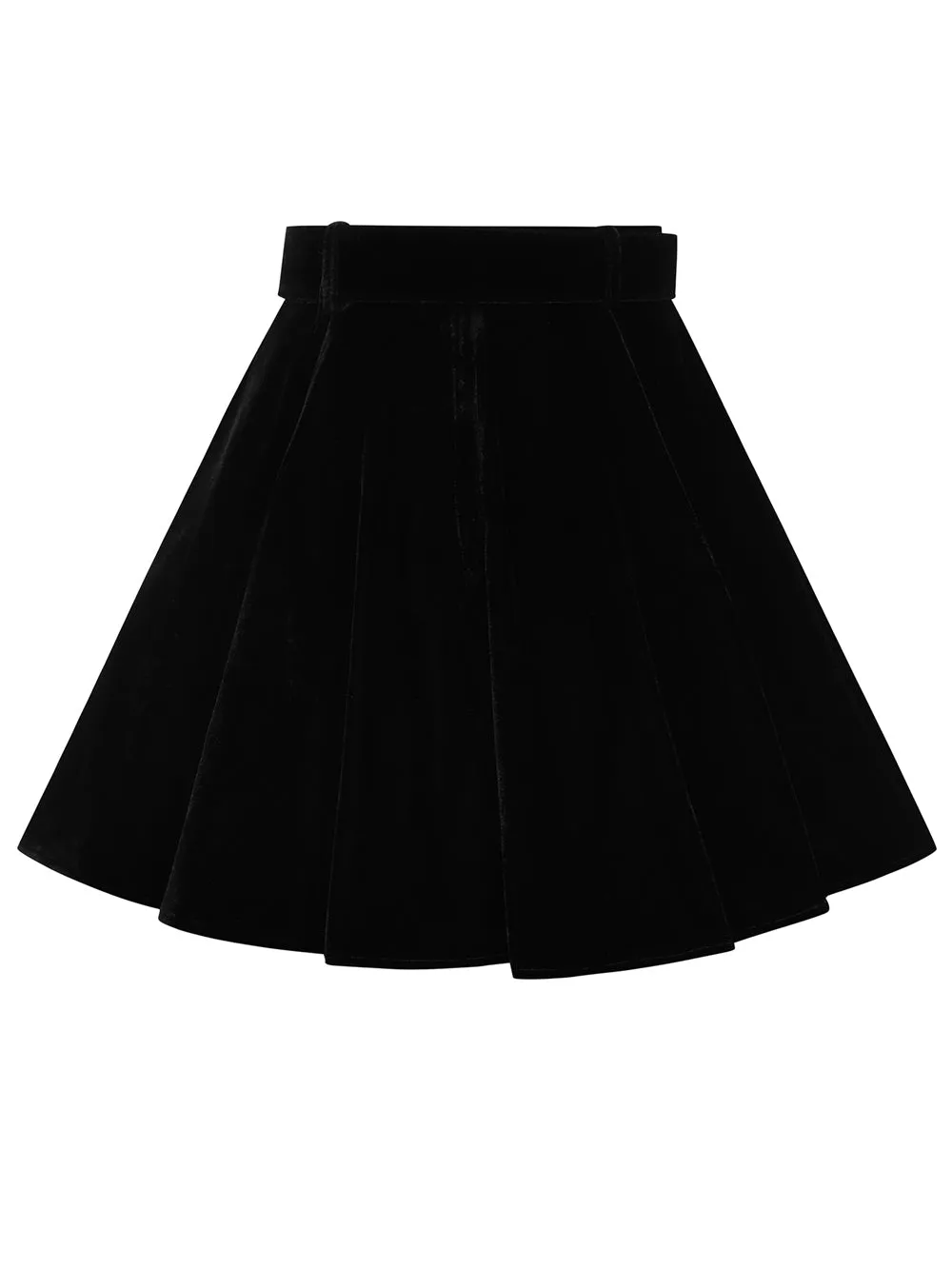 Adore Velvet Skater Skirt