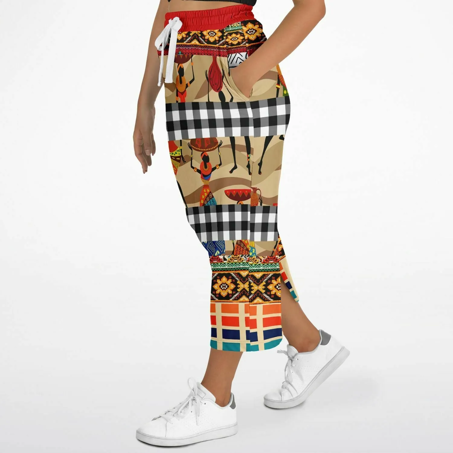 Africa Bombastic Eco-Poly Long Pocket Skirt