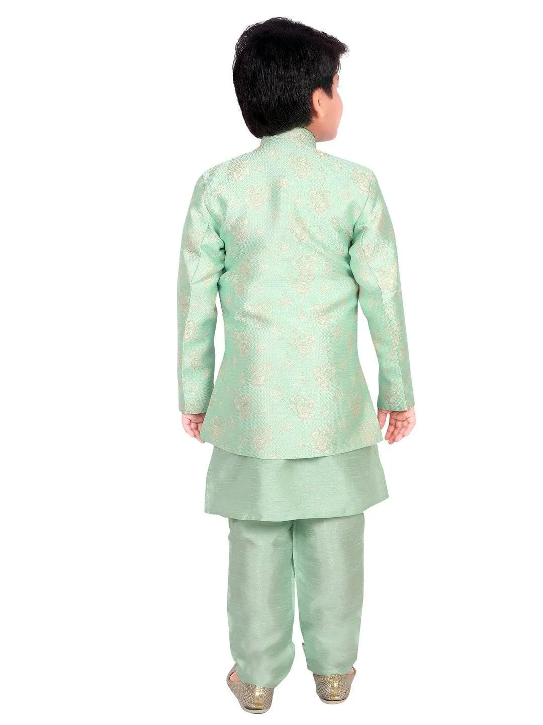 Ahhaaaa Ethnic Wear Sherwani Kurta and Pyjama Set For Boys