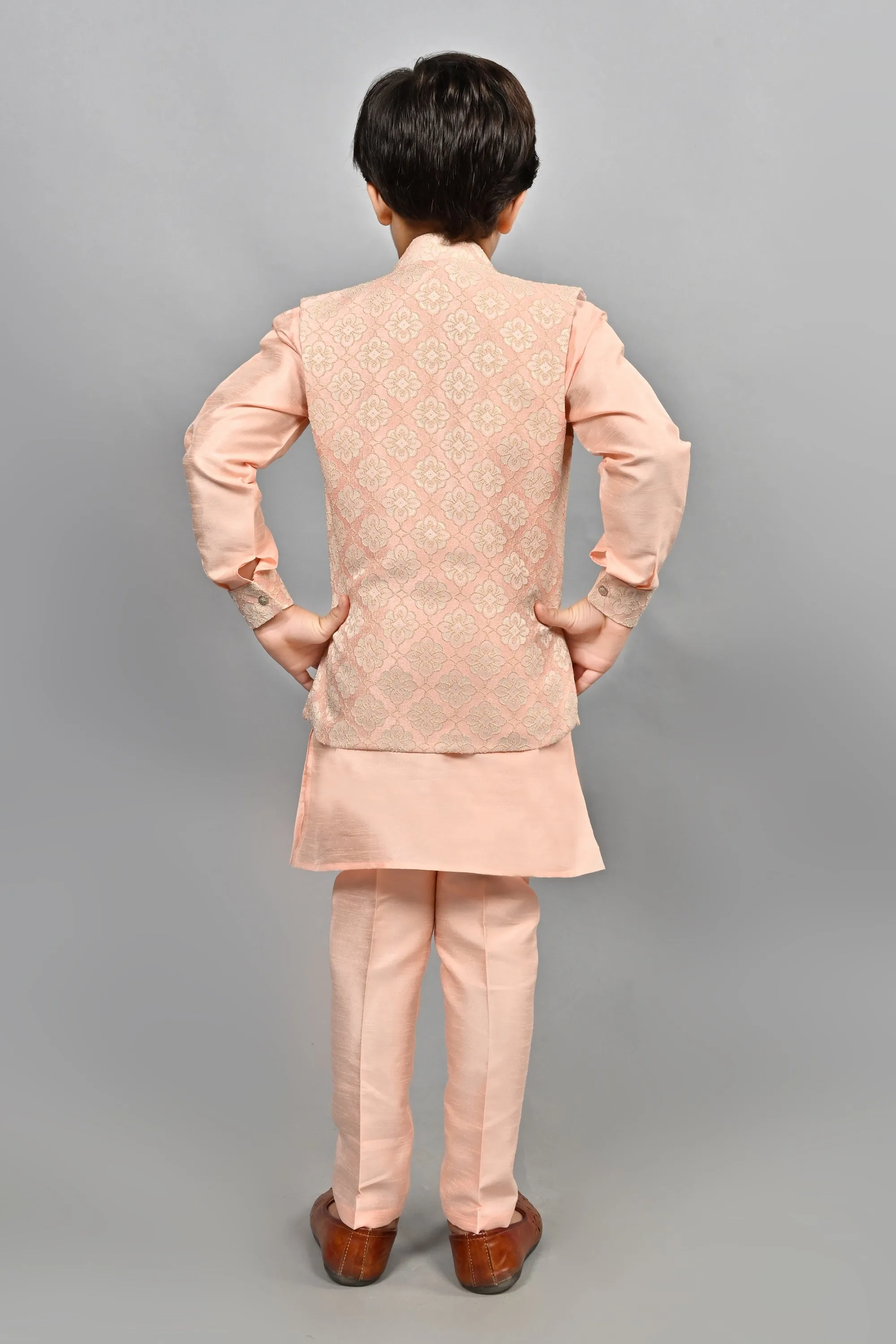 Ahhaaaa Traditional Party Wear Bollywood Style Indo-Western Sherwani for Boys