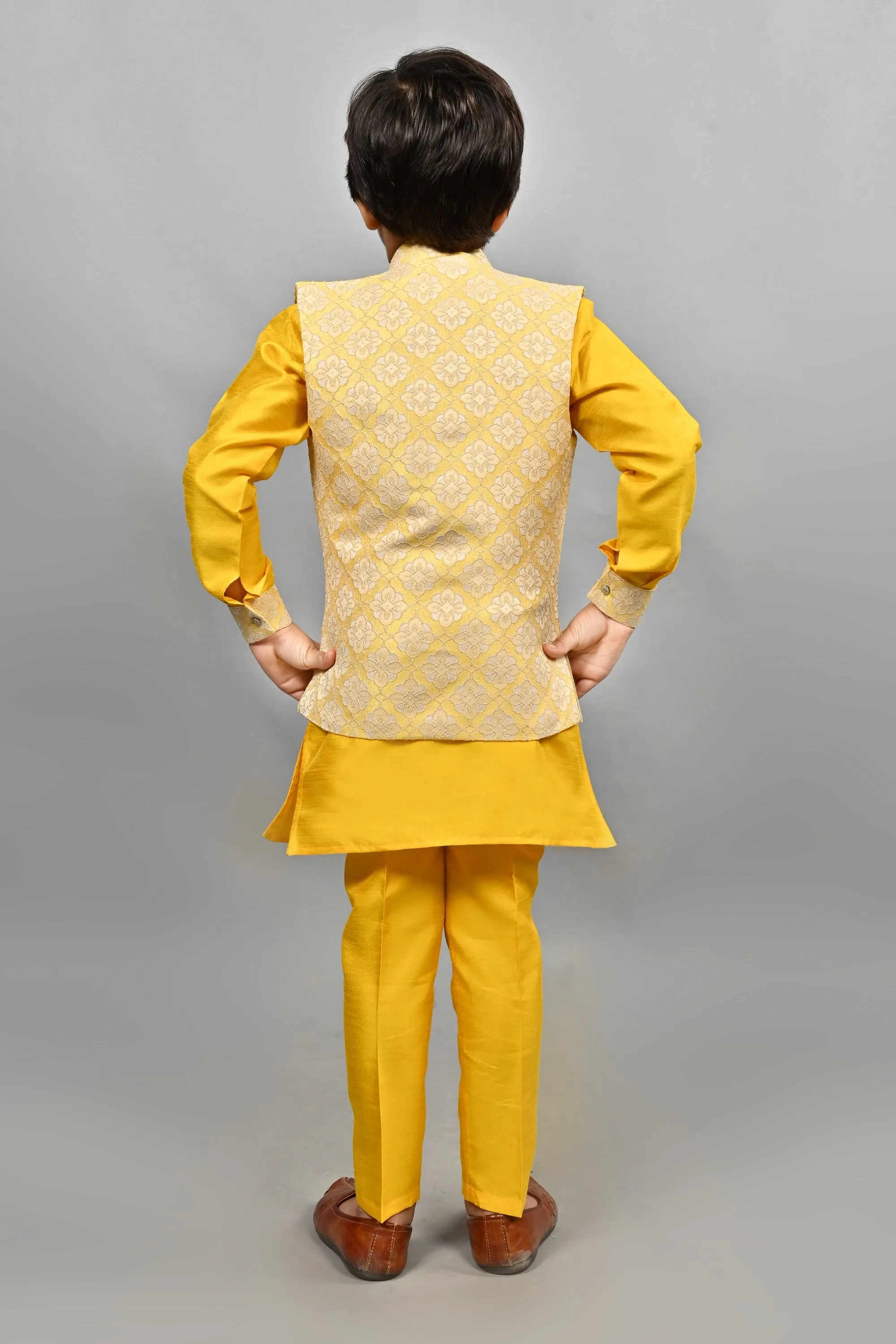 Ahhaaaa Traditional Party Wear Bollywood Style Indo-Western Sherwani for Boys