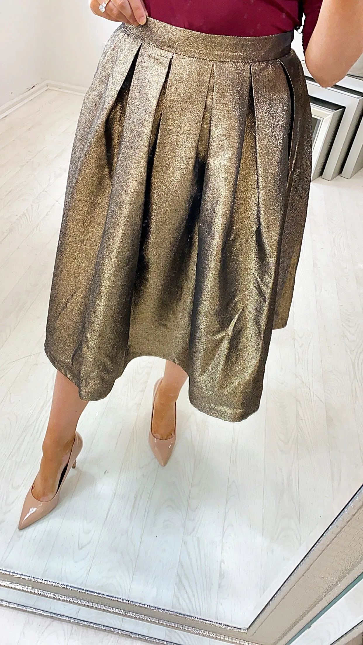 Ashley Skirt Bronze