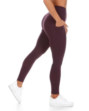 Aura Ascend Leggings - Wine