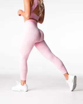 Baby Pink Digital Seamless Leggings