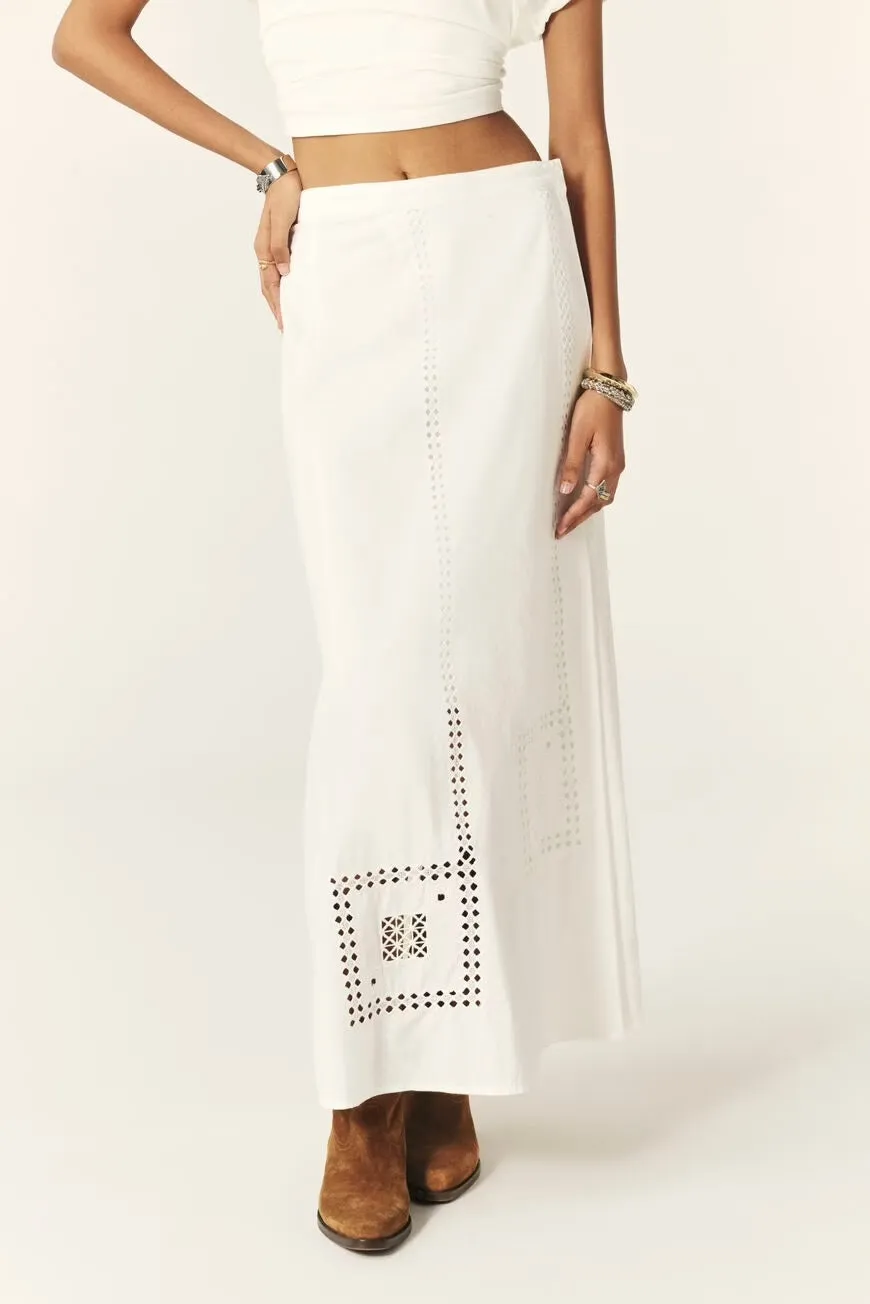 Bash Paris Lermaid Skirt in White