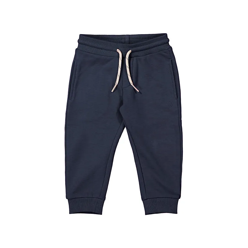 Basic Cuffed Trouser - Navy