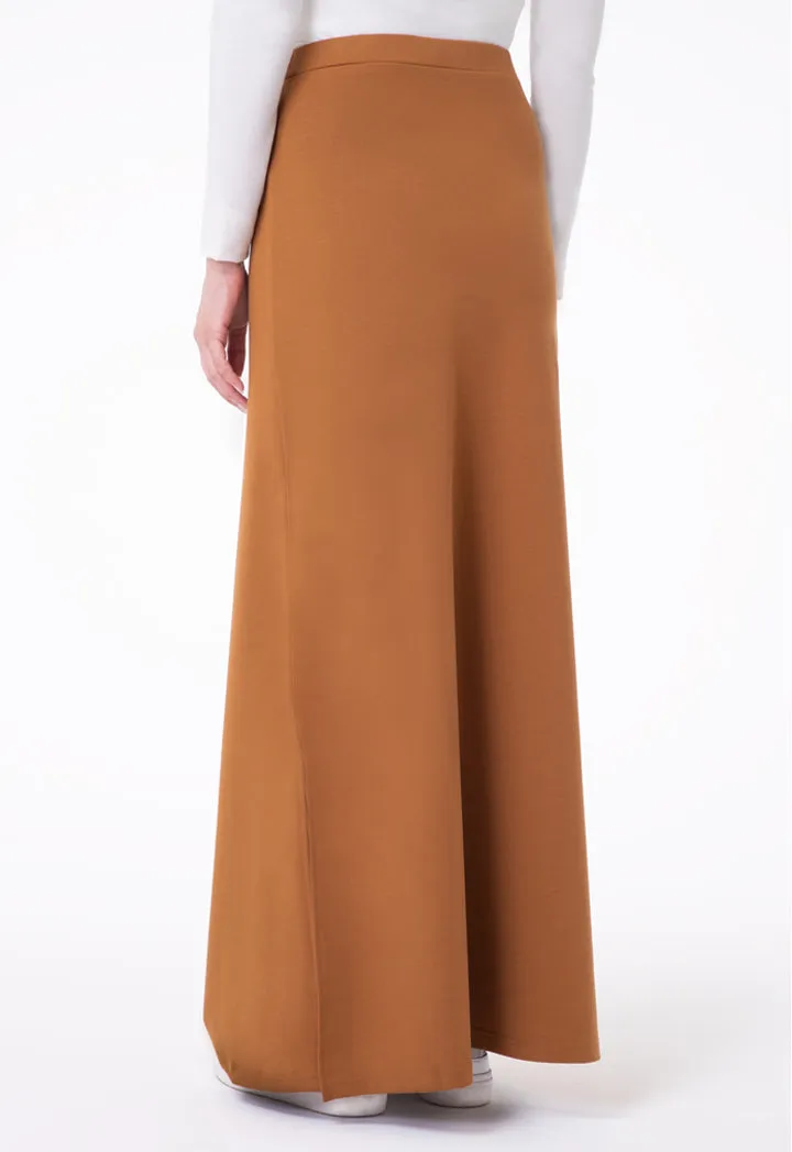 Basic Maxi A-Line Skirt