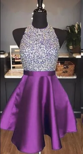 Beading Short Prom Dresses,Homecoming Dresses,Dance Dress BP322