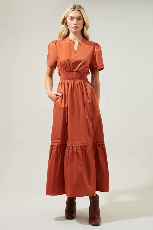 Belraj Poplin Maxi Dress