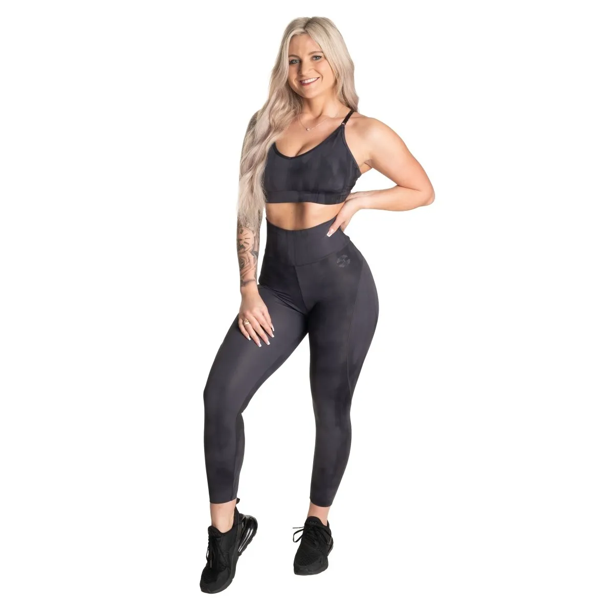 Better Bodies High Line Short Top - Dark Grey Grunge