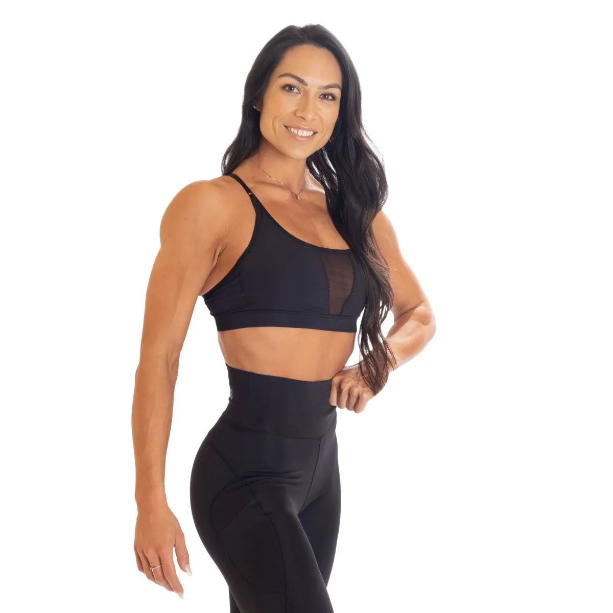 Better Bodies Highbridge Mesh Bra - Black