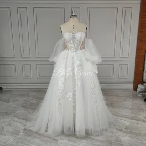 Blossom A-Line Wedding Gown