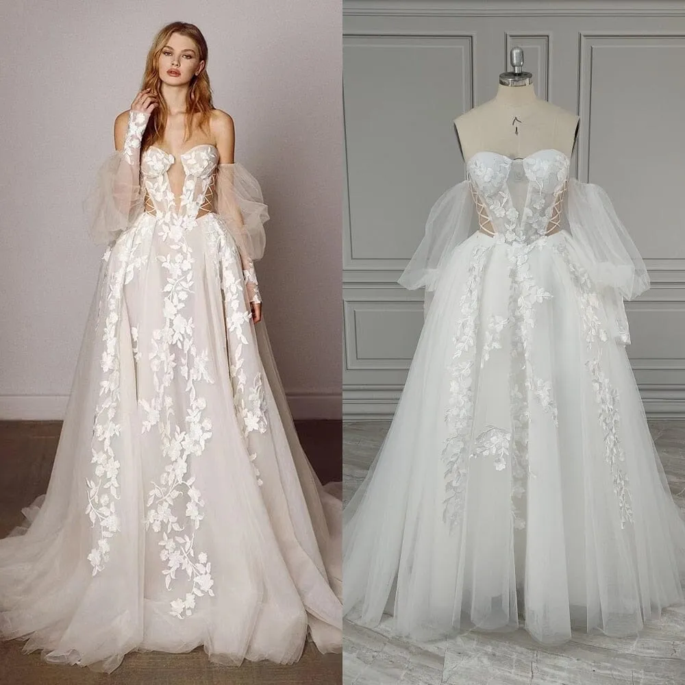 Blossom A-Line Wedding Gown