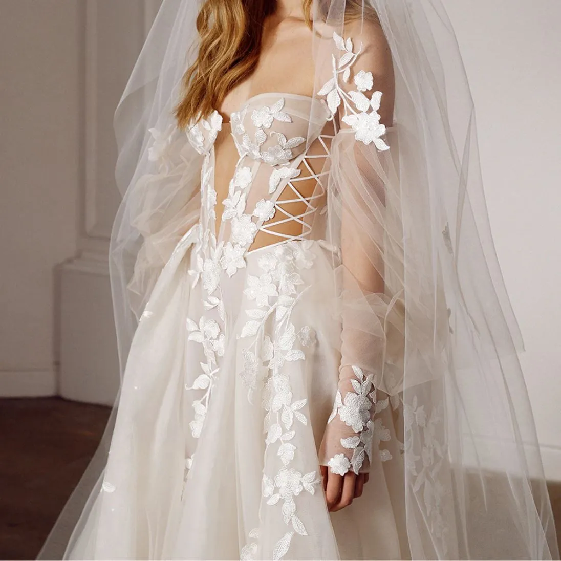 Blossom A-Line Wedding Gown