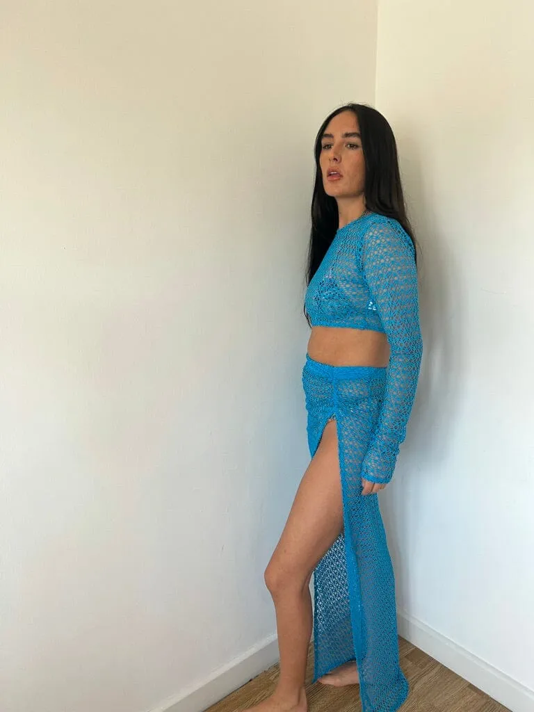 Blue Netted Beach Co-Ord