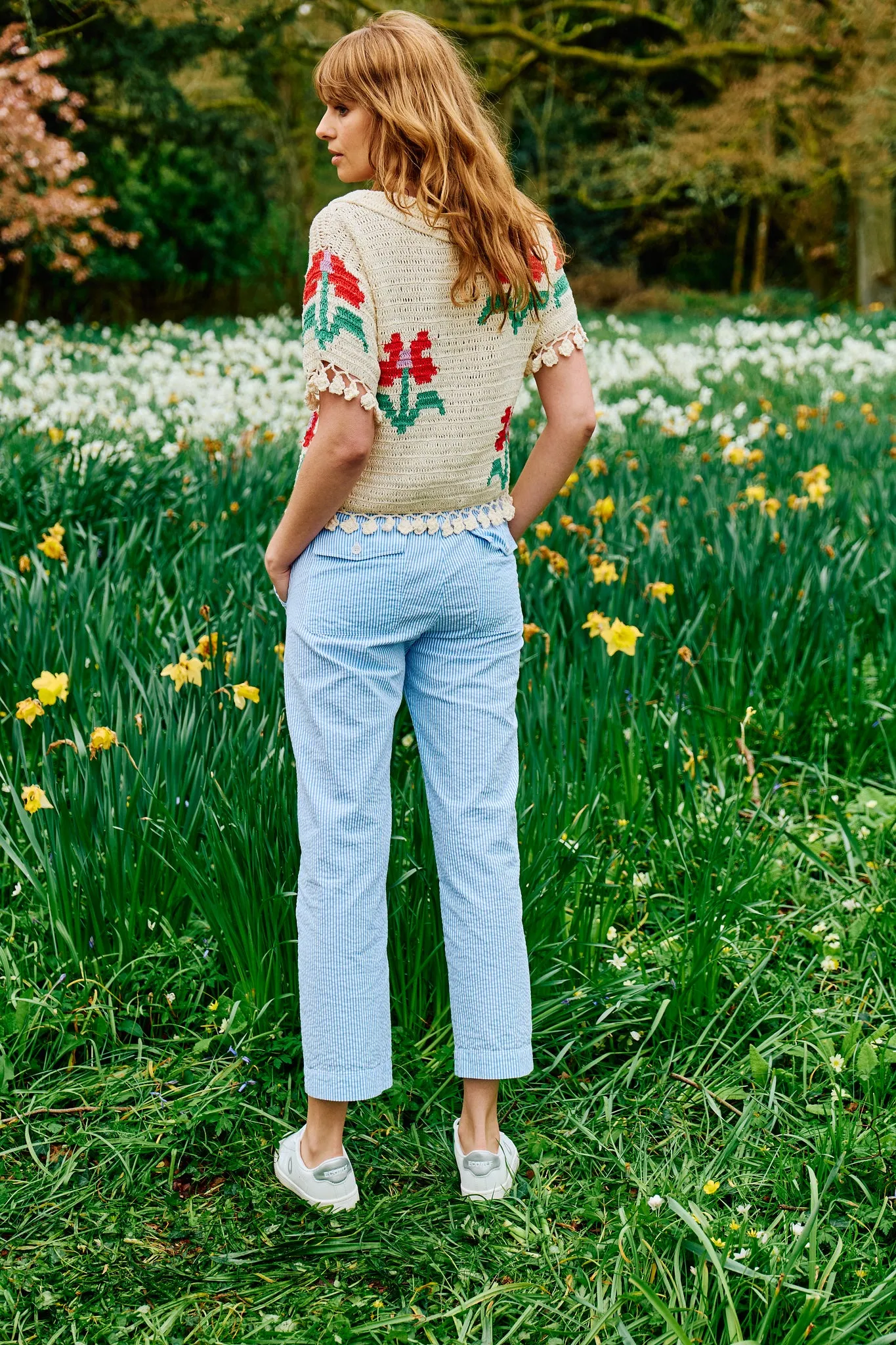 Blue Paradis Trousers