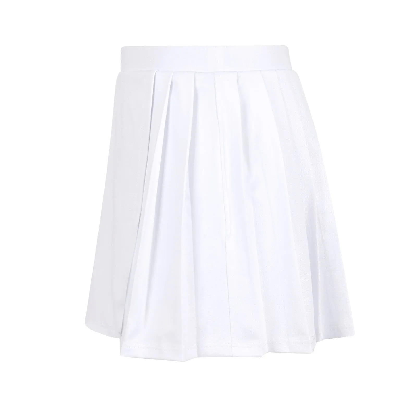 Carnival Lights White Wrap Pleat Skirt