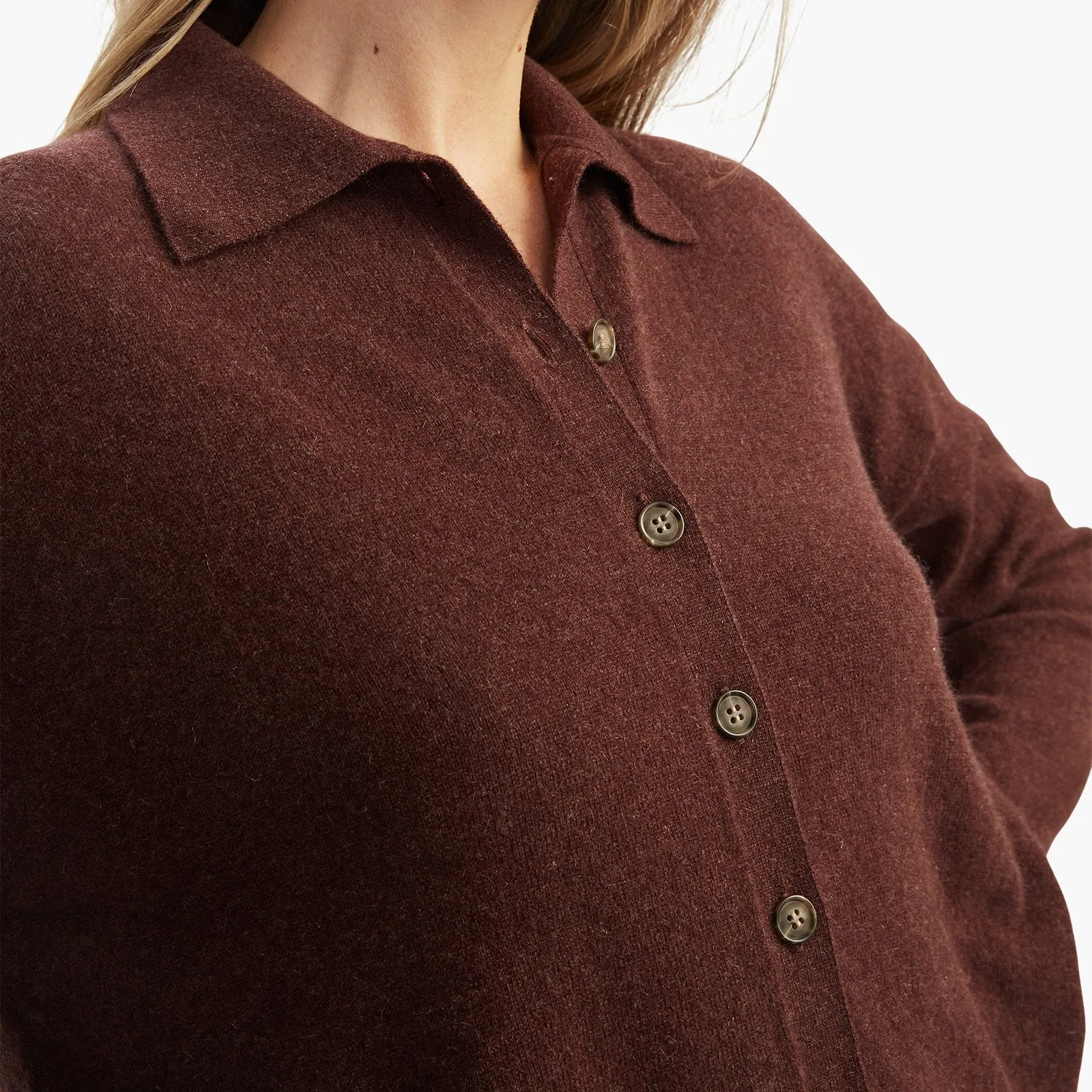 Cashmere Button Up