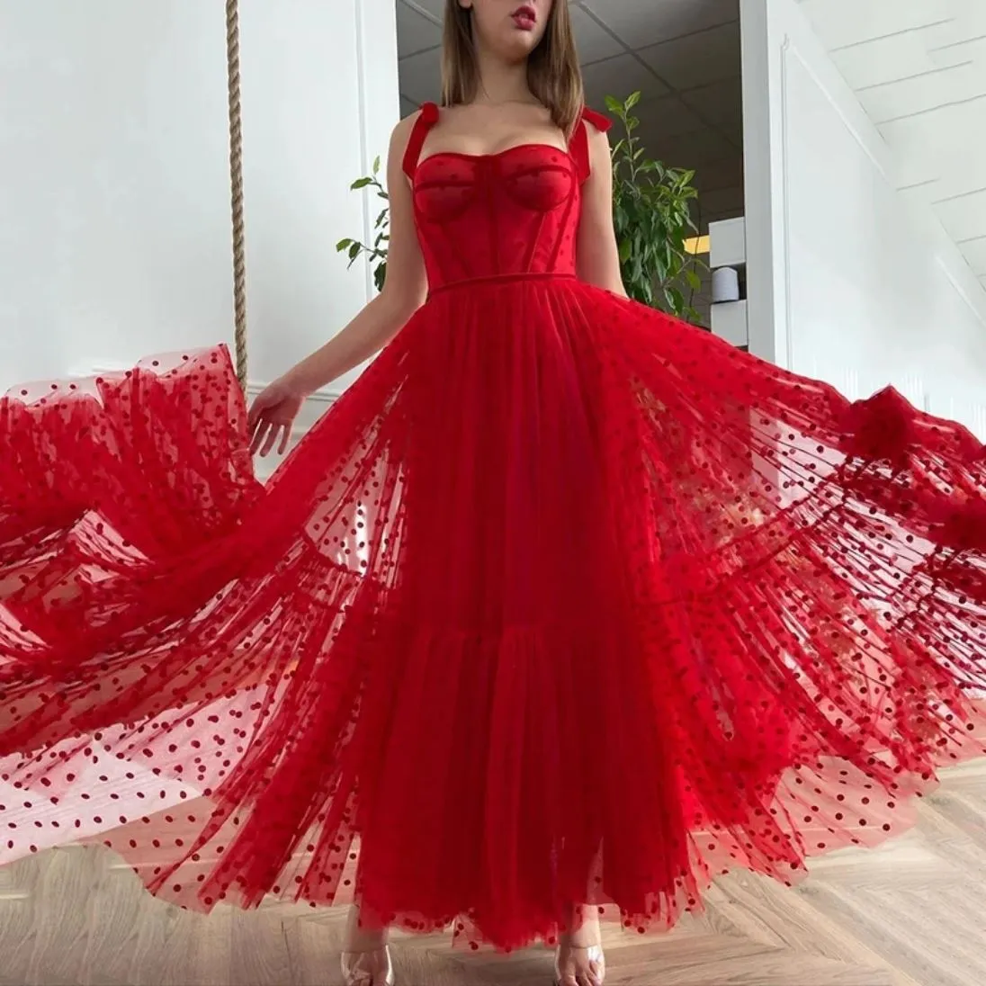 Chic Ruby Prom Dress