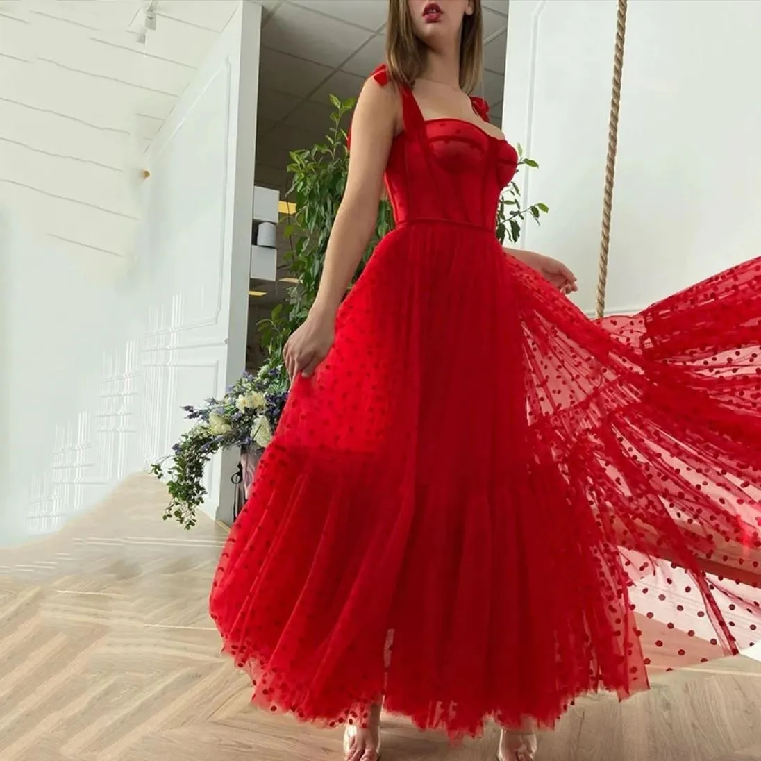 Chic Ruby Prom Dress