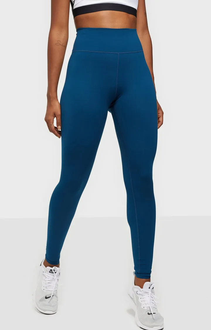 CLASSIC HIGH WAISTED LEGGINGS (Blue)