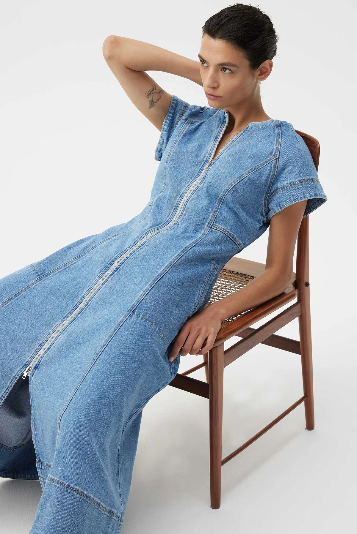 CLOVELLY DENIM DRESS