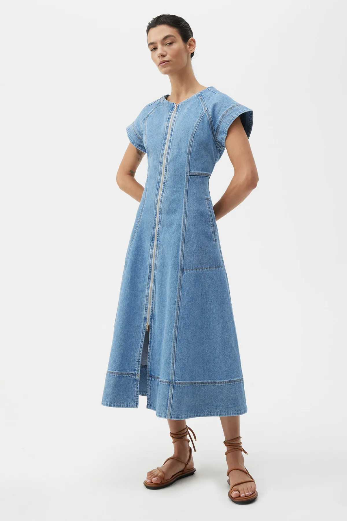 CLOVELLY DENIM DRESS