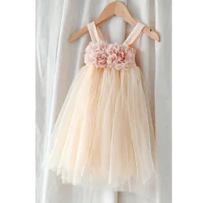 Cute Pretty Unique Cheap Weding Little Girl Flower Girl Dresses, FGD003