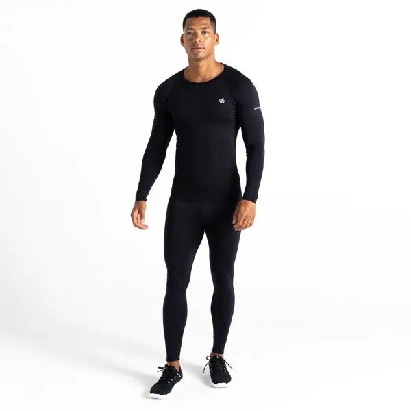 Dare2b Mens In The Zone Base Layer Leggings-BLACK