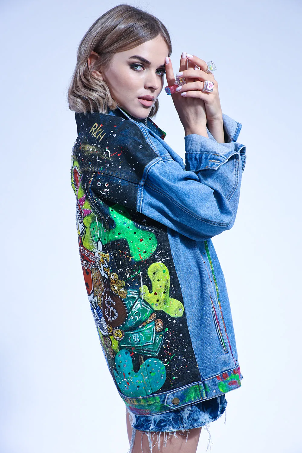 Donald Artistic Denim Jacket