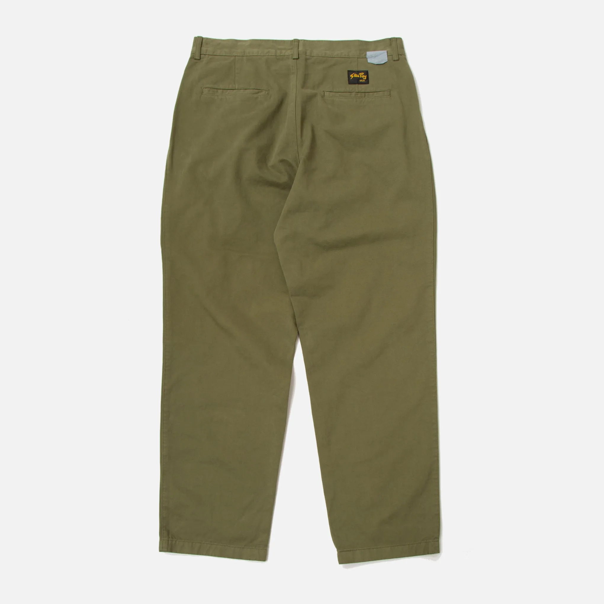 Double Pleat Chino - Olive