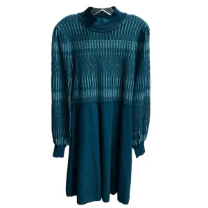 Dress Sweater By Eliza J In Teal, Size: M