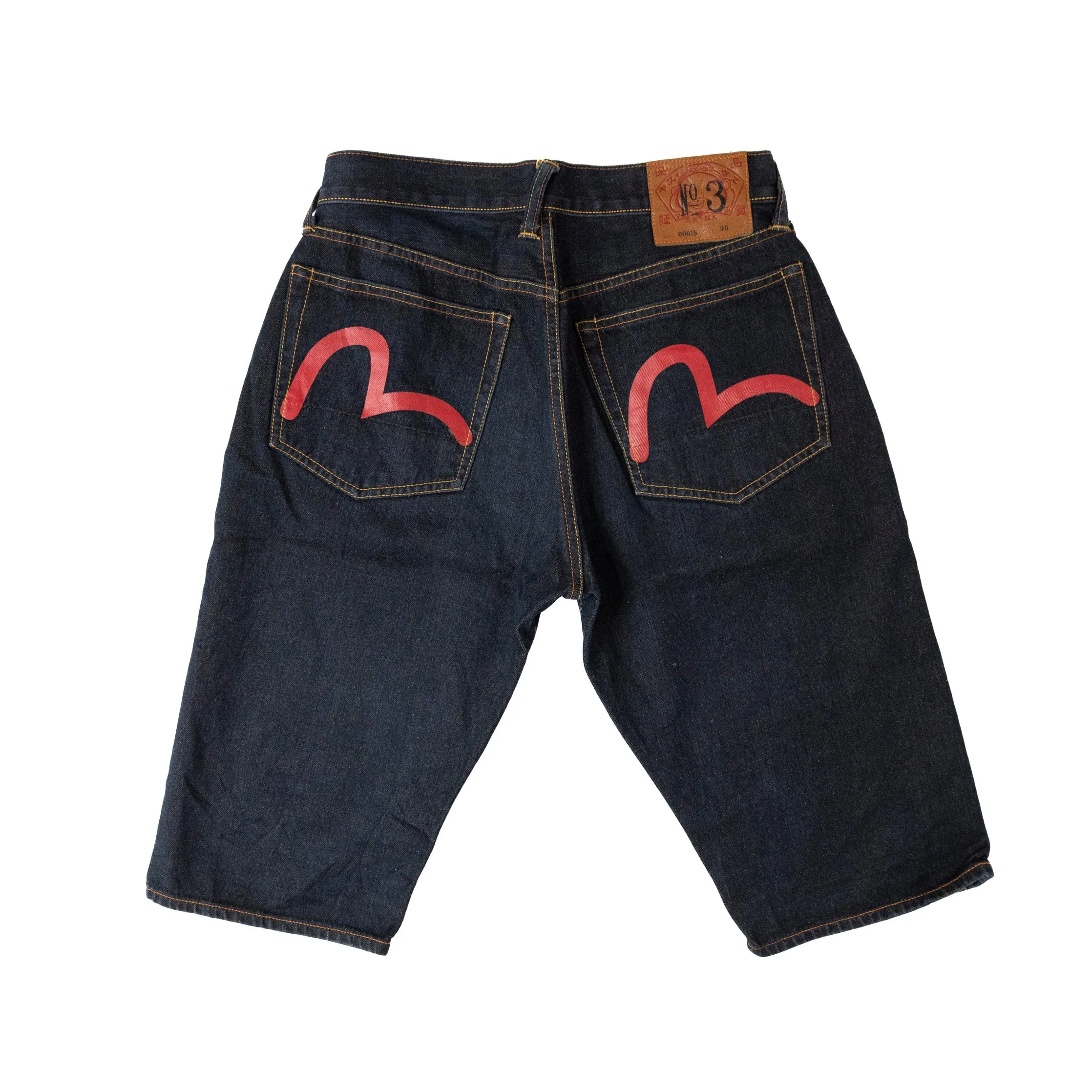 Evisu No. 4 Dark Denim Jorts