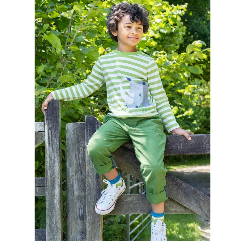 Frugi Pioneer Trousers - Jungle Green