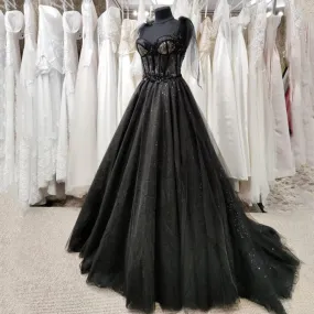 Gothic Glamour Wedding Dress