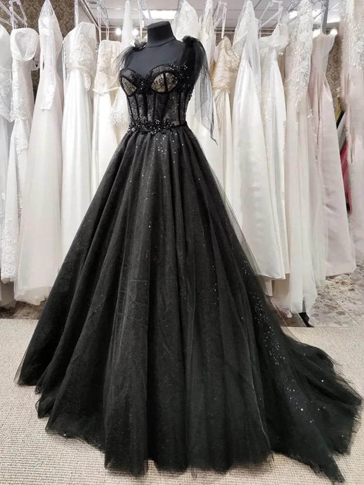 Gothic Glamour Wedding Dress