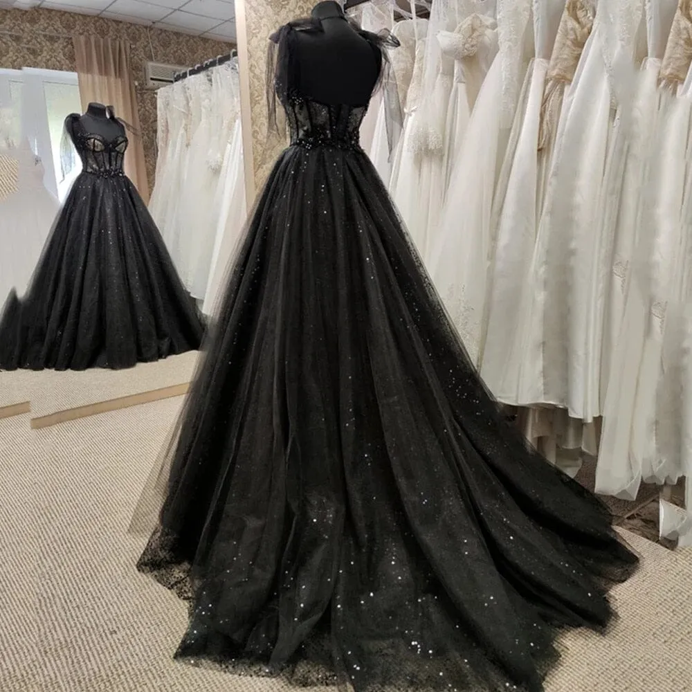 Gothic Glamour Wedding Dress