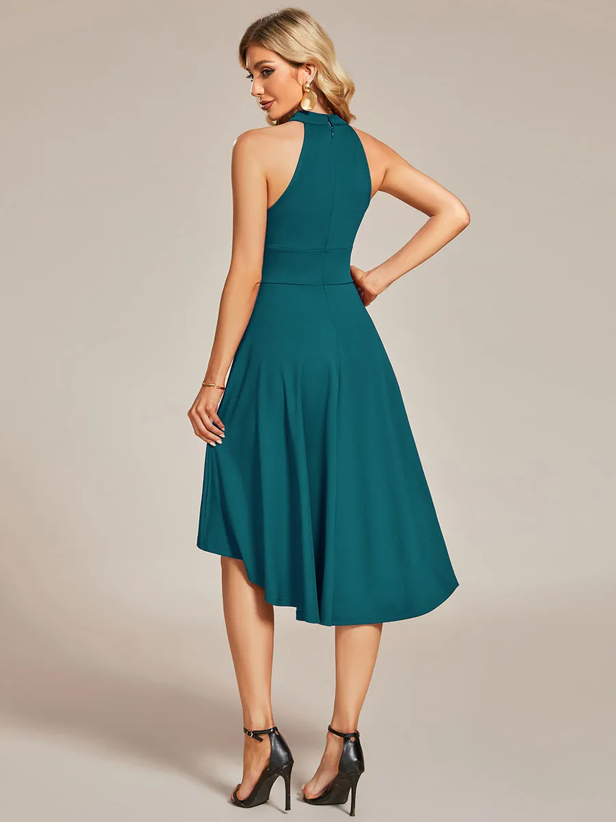 Halter Sleeveless Midi Wholesale Cocktail Dresses