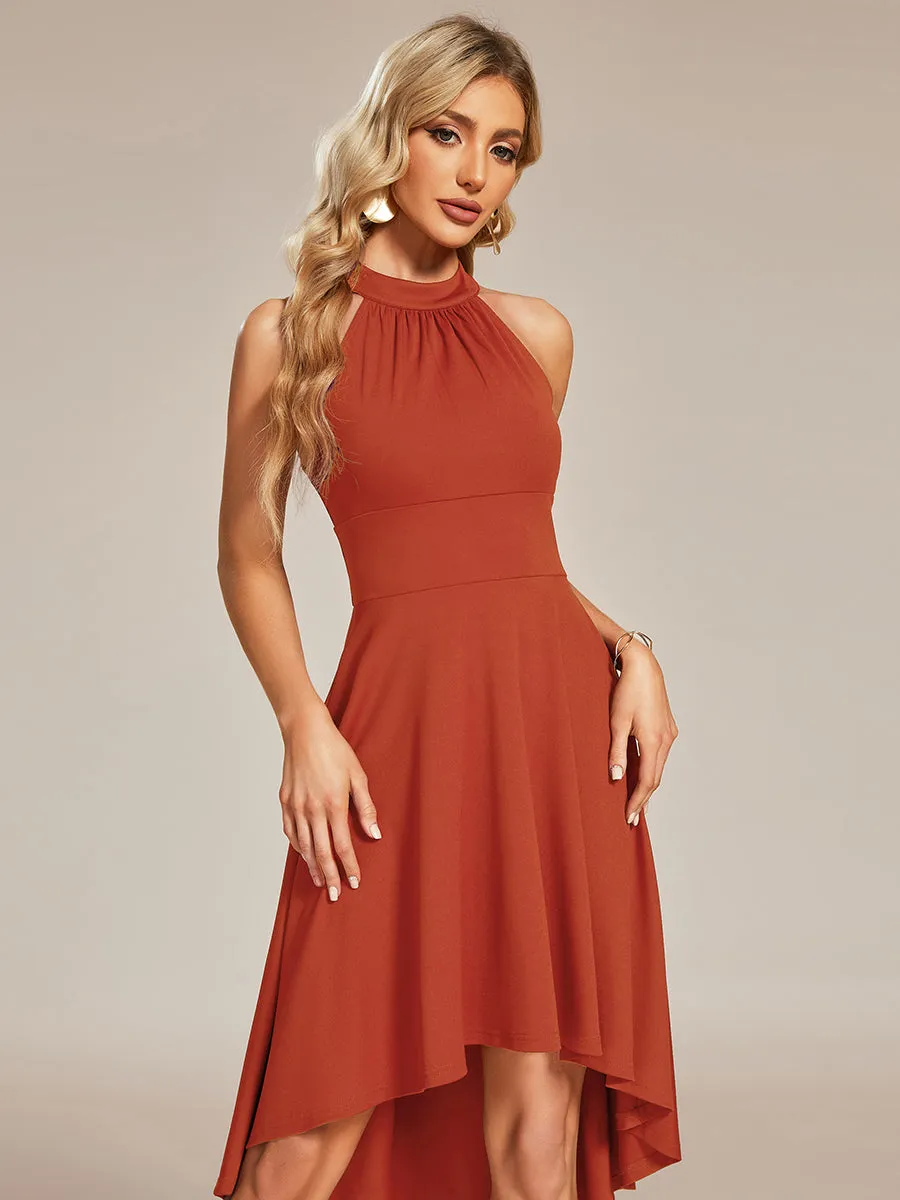 Halter Sleeveless Midi Wholesale Cocktail Dresses