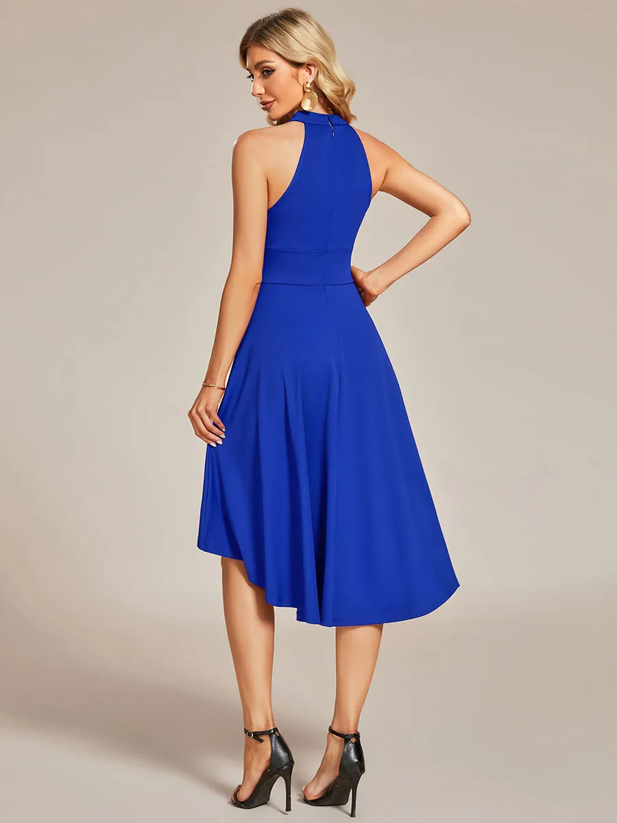 Halter Sleeveless Midi Wholesale Cocktail Dresses