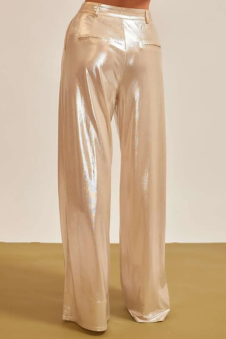 Hera Metallic Trousers