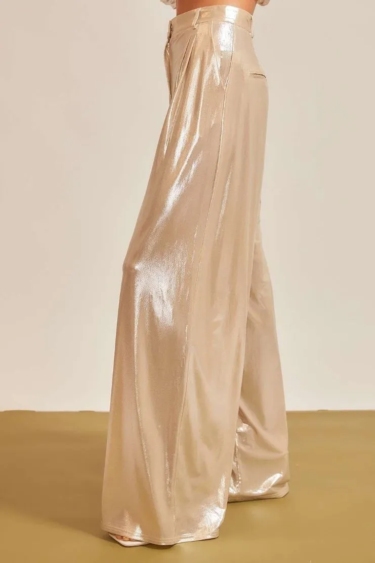 Hera Metallic Trousers