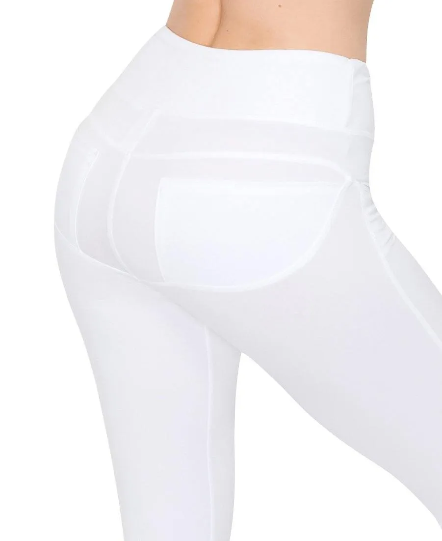 High Waist Leggings - Back Pockets