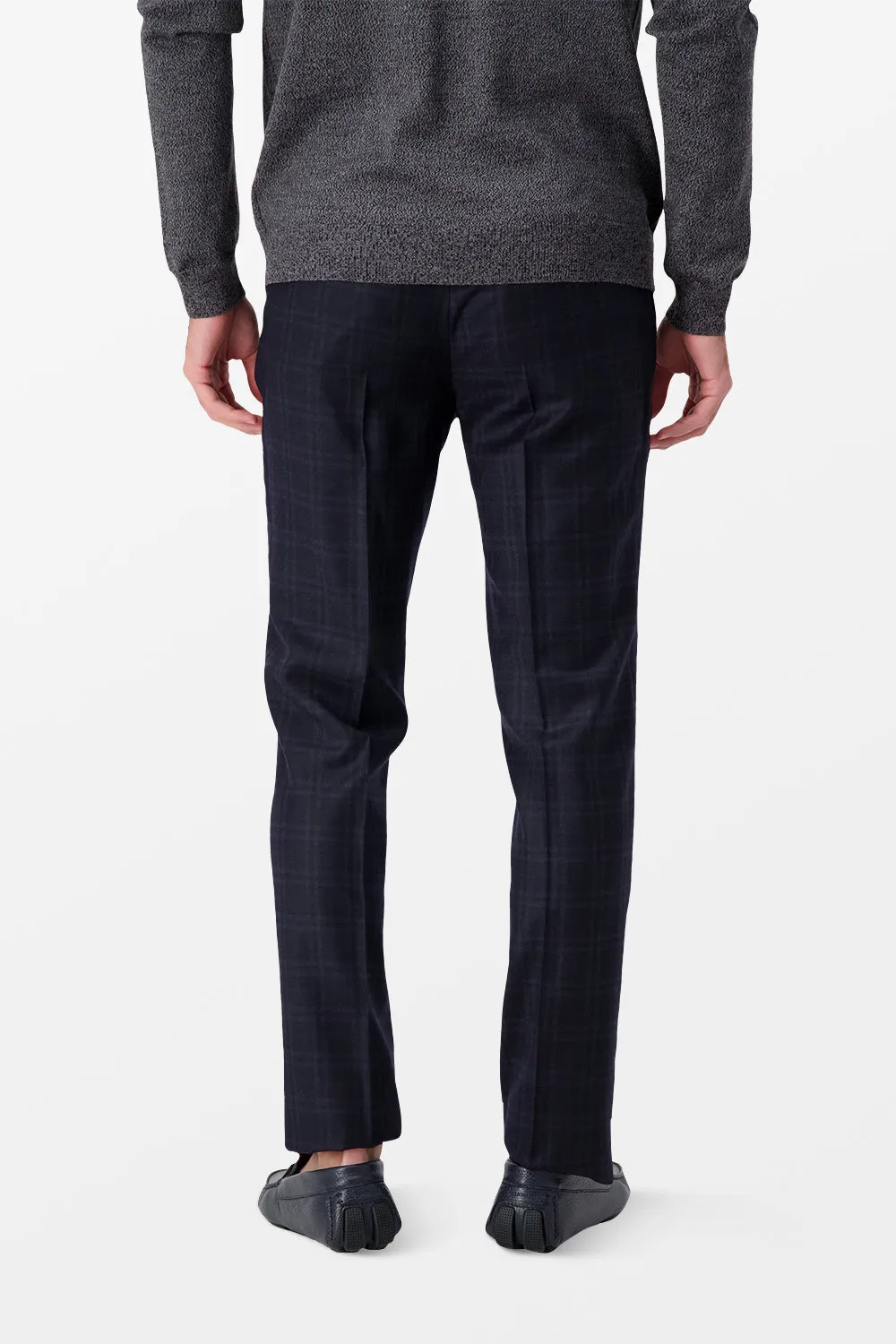 Incotex Navy/Black Classic Trousers