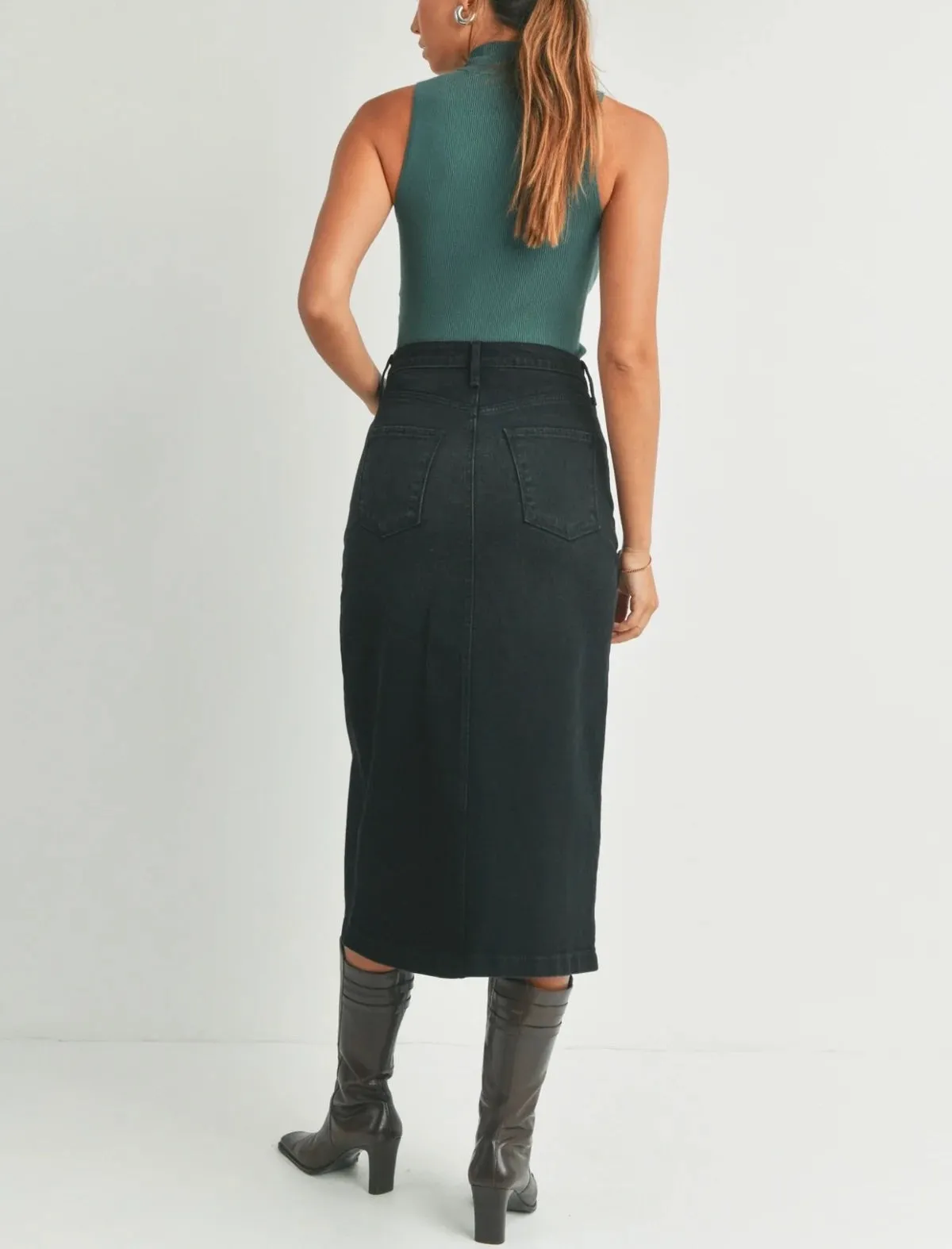 JBD Utility Pocket Midi Skirt