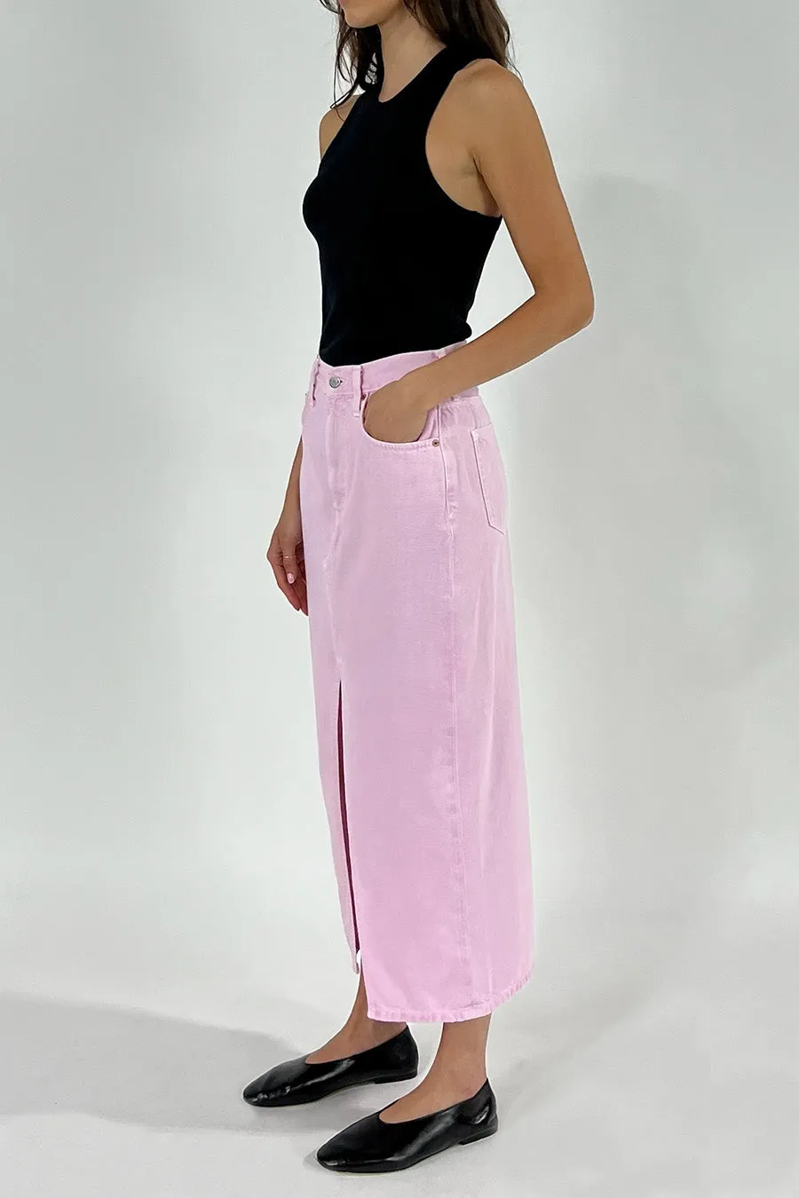 Katina Maxi Skirt - Pink Lagoon