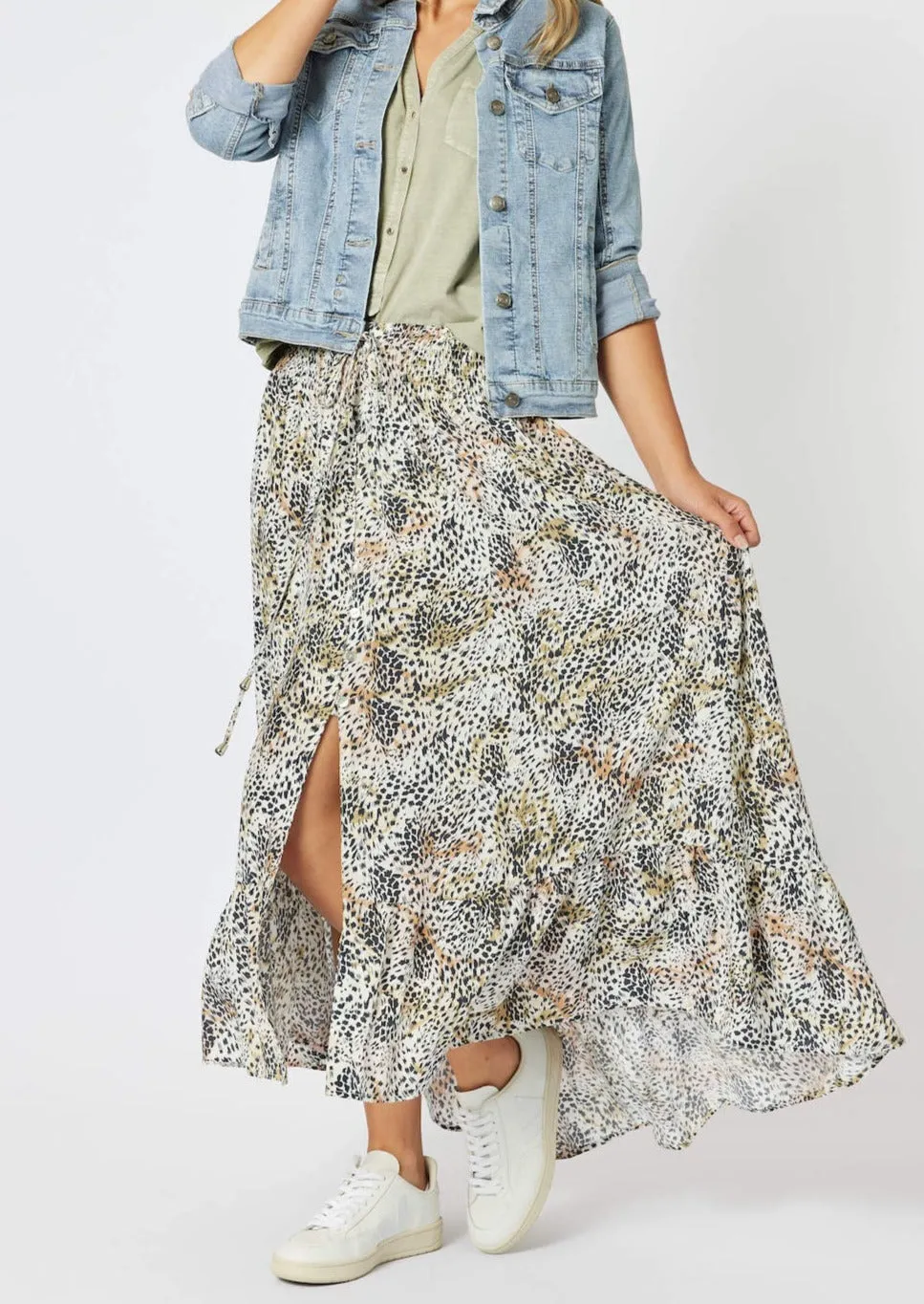 Kendall Print Maxi Skirt